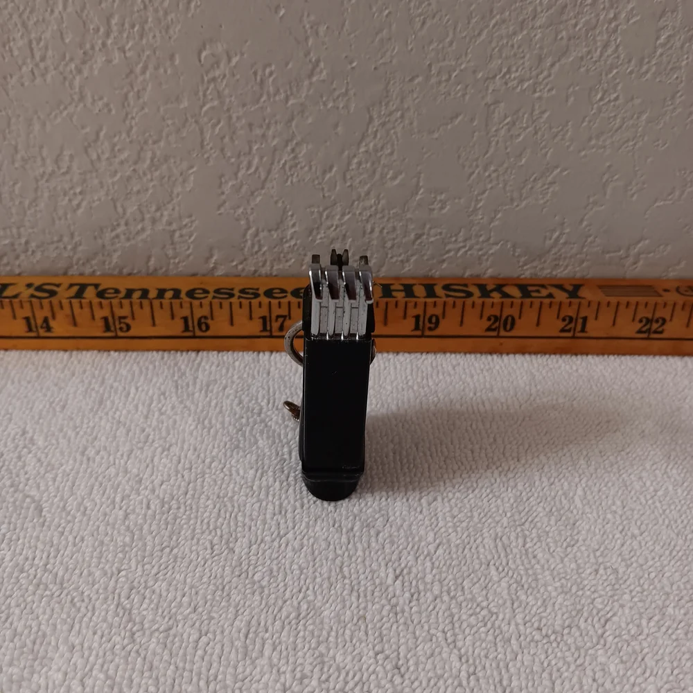 Black and Silver Multi-Tool Keychain